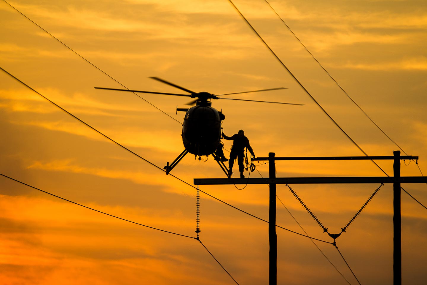 Billings Transmission Line Helicopter Services